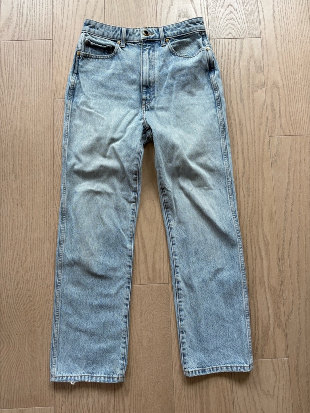 Khaite Abigail 100% cotton denim 28